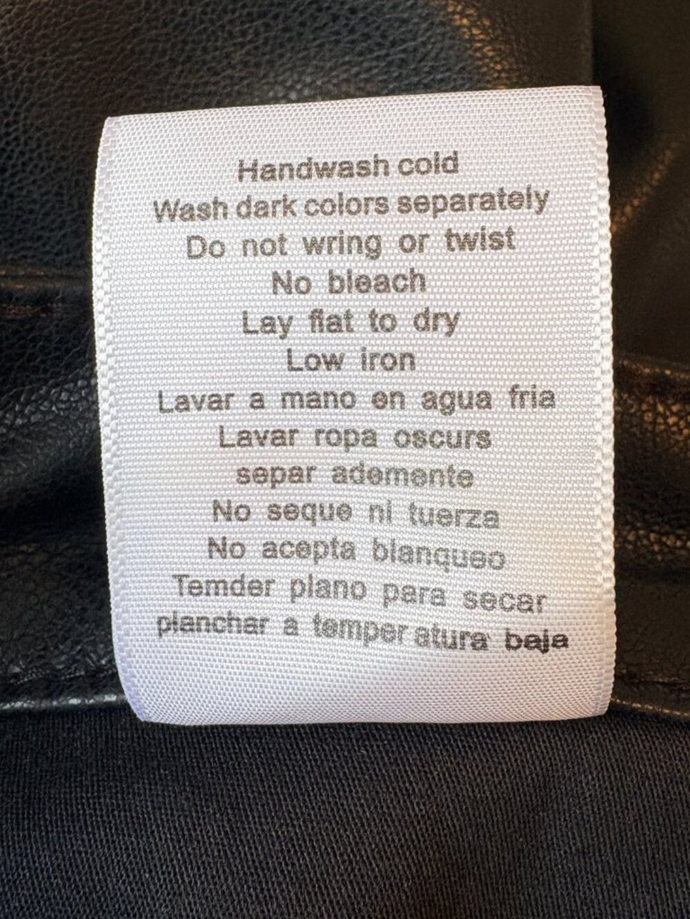 Judy Blue Black Faux Leather Tummy Control Straight Leg Pants 14W JB88755 EUC - Picture 8 of 8